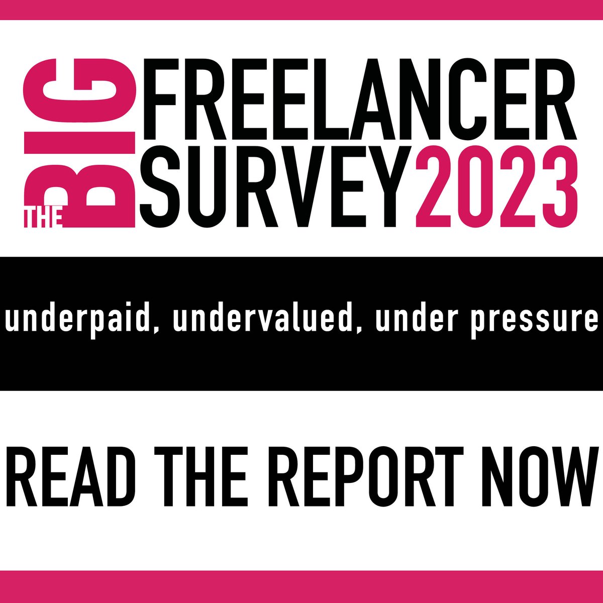 The Big Freelancer Survey Report 2023 paints a stark picture of a freelance workforce ‘under siege’, facing the perfect storm of a cost-of-living crisis and the ongoing impact of Covid and Brexit, combined with deeply embedded structural inequalities. freelancersmaketheatrework.com/bigfreelancers…