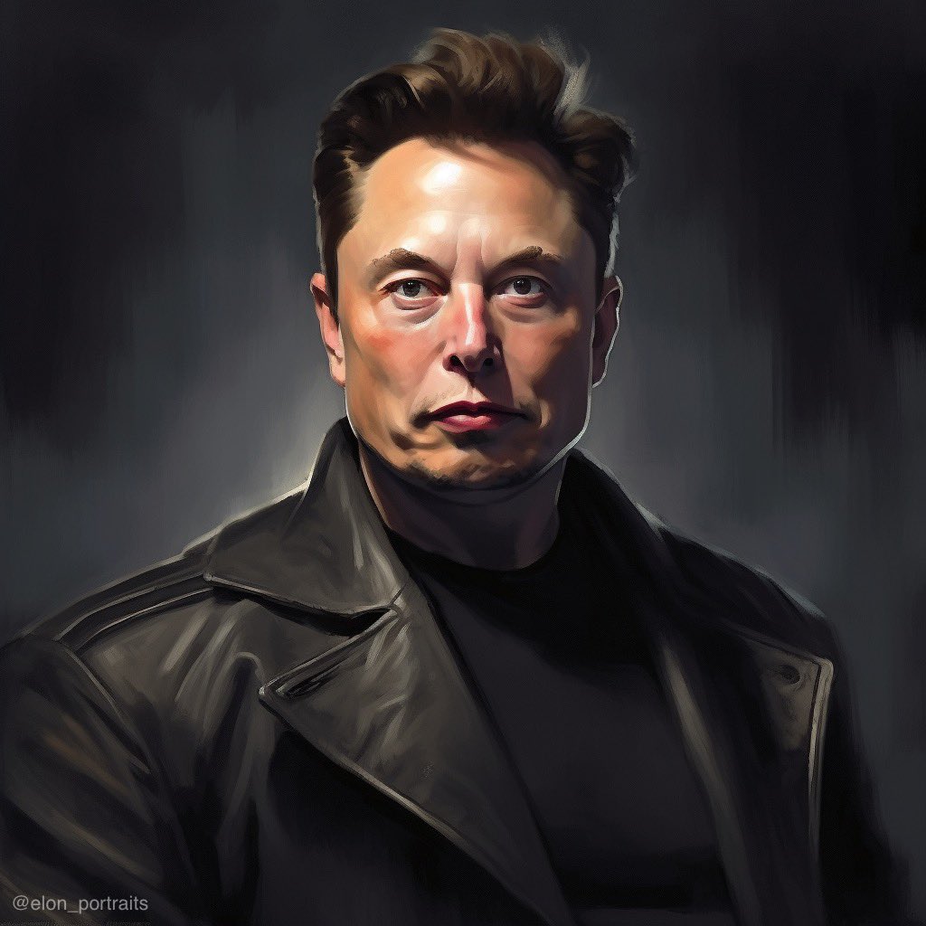 elon_portraits's tweet photo. “Fun Quiff” series, Part 2.

@elonmusk #ElonMuskHatesHashtags #midjourneyv5 #midjourney #AIportrait #AIportraits #MidjourneyPortrait #midjourneyportraits #midjourneyart #aiart #aiartwork #quiff https://t.co/8Av9Oha6u2