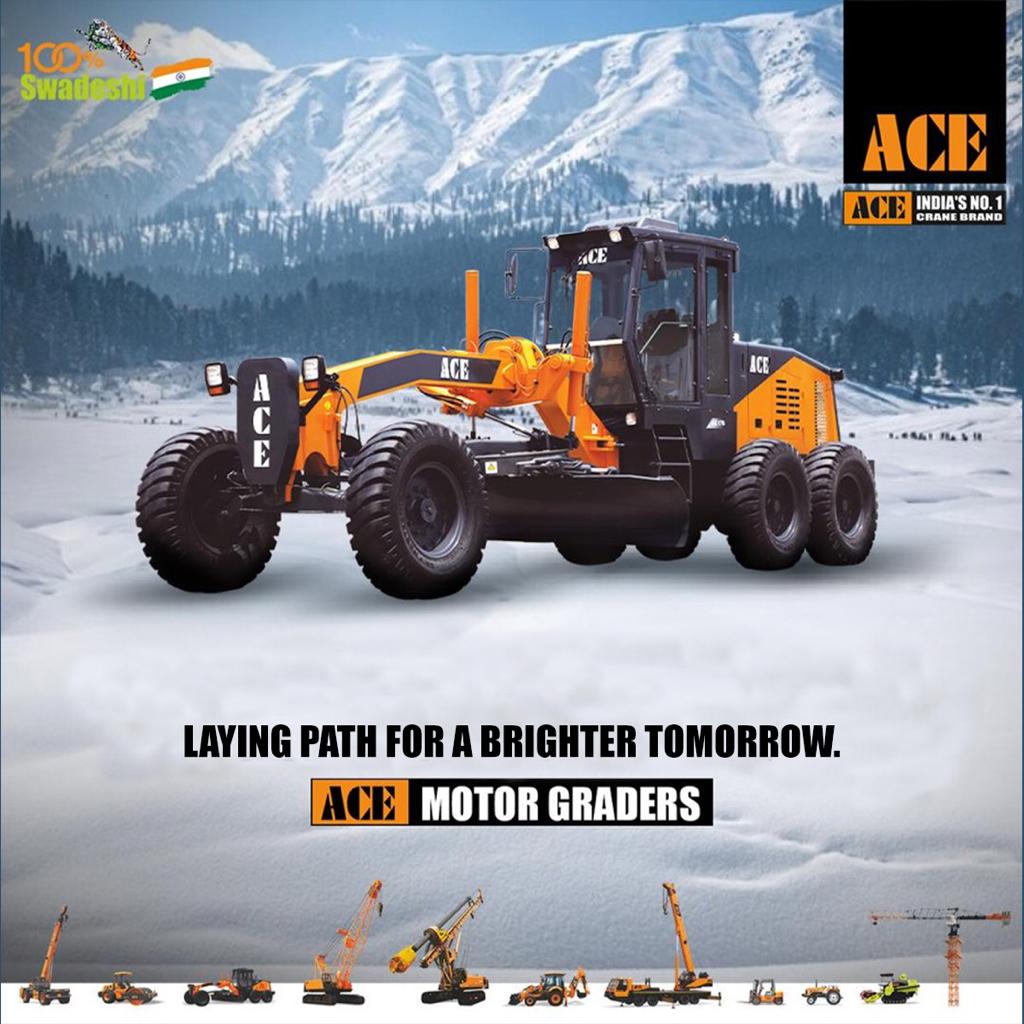 It's incredible to see the power of #ACEMotorGraders in action! Our machines are working hard in Leh Ladakh, providing efficient and reliable grading services. 

#ACE #ACECranesIndia #GradersAtWork #LehLadakh #ACECranes #MotorGrader #RoadEquipment #Machines