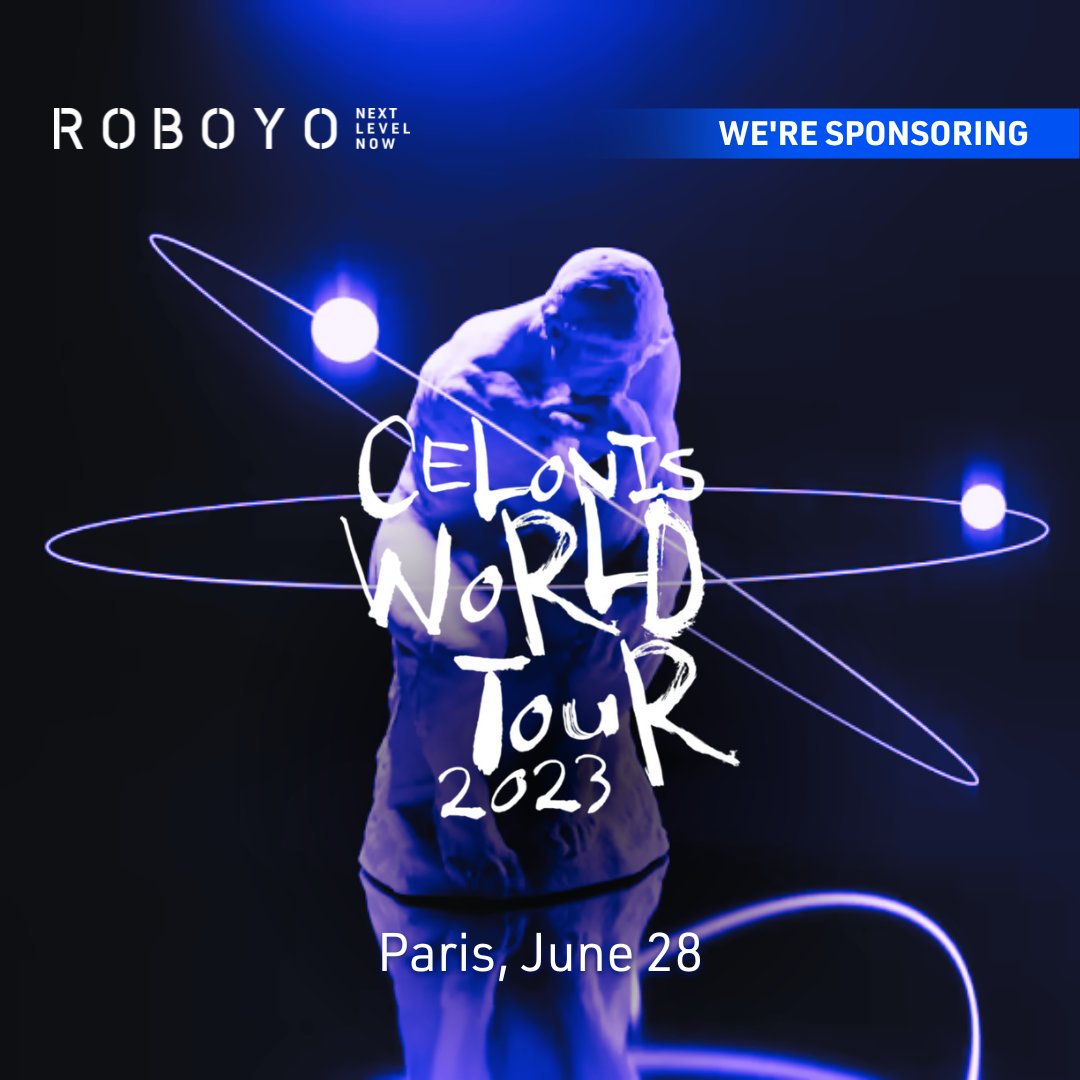 Roboyo_tweets's tweet photo. Roboyo is thrilled to be joining the next stop of the @Celonis World Tour in Paris on June 28! Come visit our booth and discover how we can elevate your strategic initiatives and take process excellence to the next level. https://t.co/4o0IqYgkte
#nextlevelnow #processexcellence https://t.co/O6TsZk2dCY