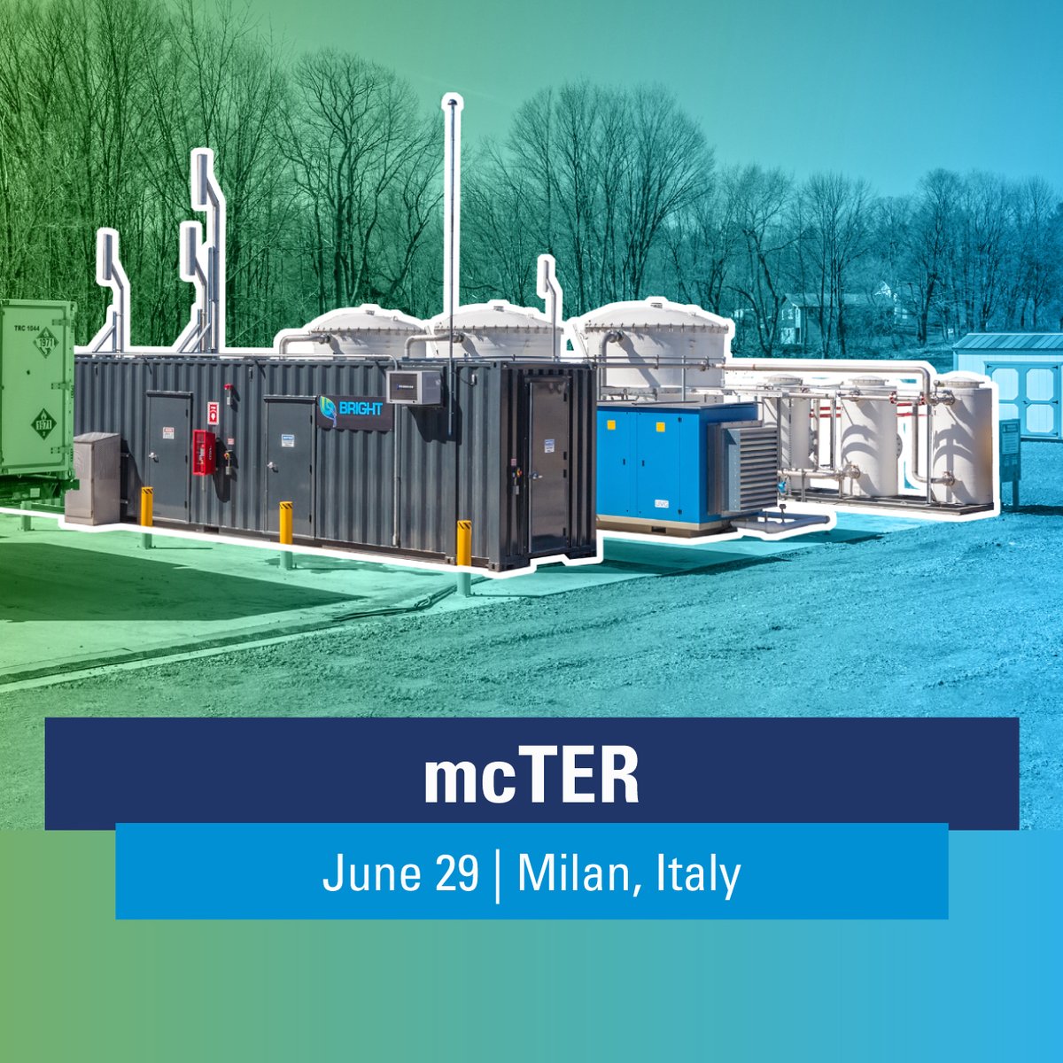 Want to learn more about Bright's #services and #technology for biogas upgrading, bio-LNG, #carboncapture and CO2 liquefaction? Our Bright team will be ready to welcome you next week Thursday, June 29th, at mcTER in #Milano, Italy. 

Sign up for free → bright-renewables.com/mcter-2023-vis…