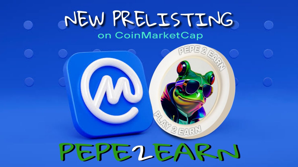 Hi #PEPEARMY 
We are thrilled to announce that we have prelisted our project on Coinmarketcap 🌀🚀

Add to your watchlist For Updates.
CMC Link 🔗
coinmarketcap.com/currencies/pep…

#PEPE #P2E #explosion #Bitcoin #Crypto #CryptoNews #cryptocurrency #Binance #BNB #CMCCommunity #BSCGems #BSC