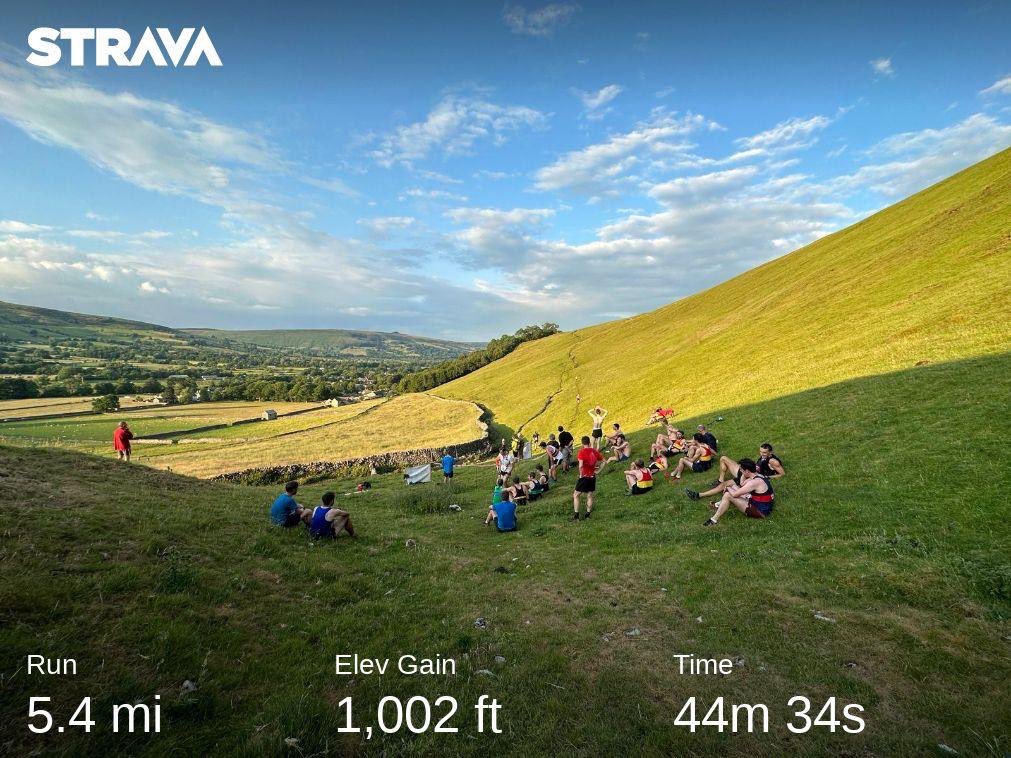 LittleJoeRunner's tweet image. DCRO Dash fell race last night. 
A first for me this one, and it was a toughie. My Achilles is still not right and the discomfort it was causing took the fun out of the race, but the view as you sat at the finish was worth it.