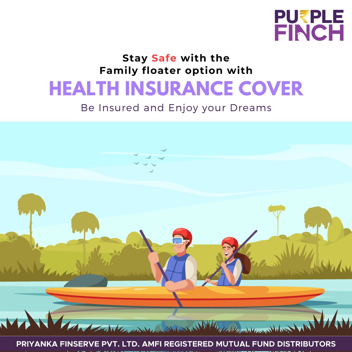 purplefinch_'s tweet image. Stay safe with the Family floater option with #HealthInsuranceCover