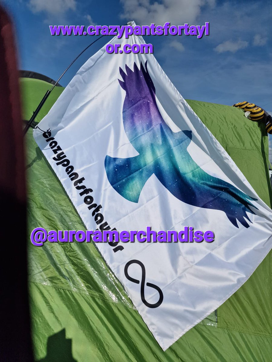 Hello

If you find me around Glastonbury, please stop and have a photo.

I'm aurora hawk, charity merchandise in memory of Taylor Hawkins, supporting music support.

We've challenged celebs to have a picture if they see me flying around the fields. 
tag @auroramerchandise