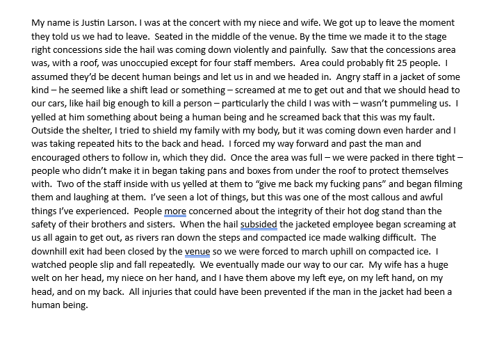 Justin Larson tweet media