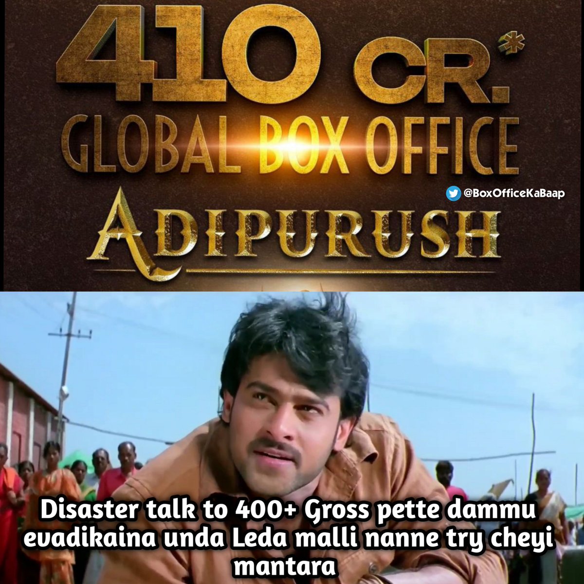 Despite all the Negativity #Adipurush Continues to Break Records and Remains steady at Box-Office!!  💥

 #Prabhas #Adipurush