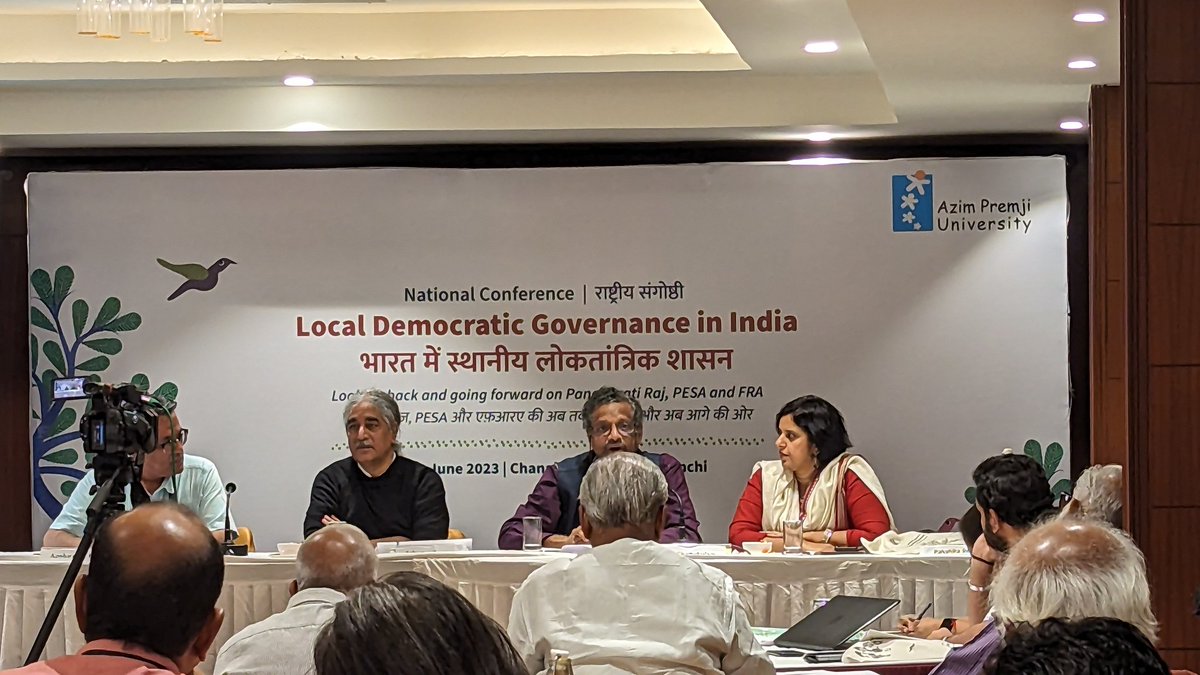 'Passive participation without contestation is not true participation', says Jos Chathukulam in the deliberations on Participation in India at #Localdemocracy2023
#gramsabhaat30