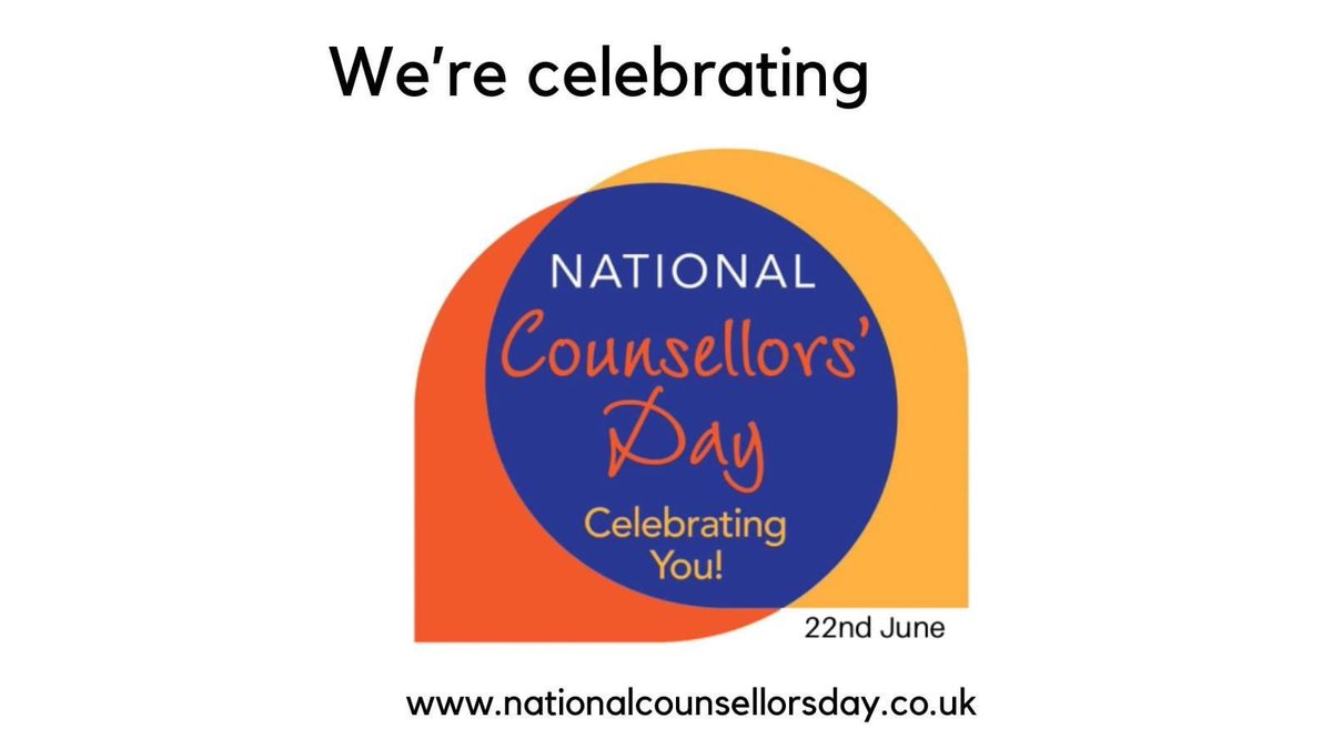 ⭐️ HAPPY NATIONAL COUNSELLORS’ DAY ⭐️

Hey….. today (22nd June) is National Counsellors’ Day!! 

We hope that TODAY, you celebrate YOU! 

With love ❤️

#nationalcounsellorsday2023 #counsellorstogetheruk #TherapistsConnect #TherapistTwitter #TherapistsConnect