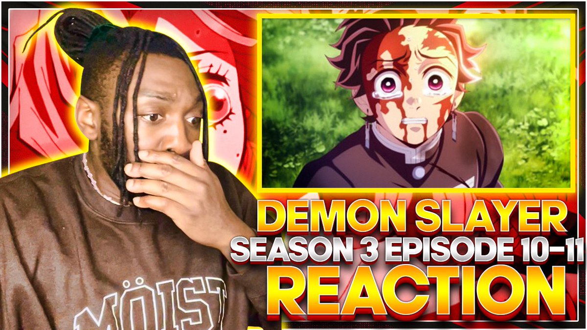 Demon Slayer Season 3 Episode 10-11 | Reaction youtu.be/oN_LzxidLEg #DemonSlayer #DemonSlayerNYTS #nezuko #Tanjiro