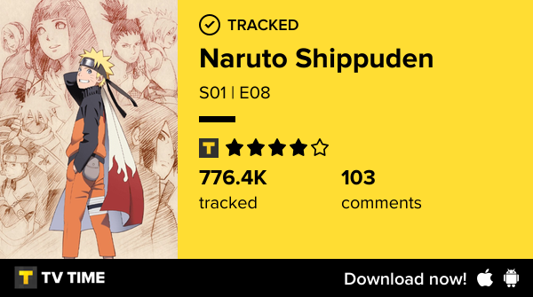 I've just watched episode S01 | E08 of Naruto Shippuden! tvtime.com/r/2Rx0t #tvtime