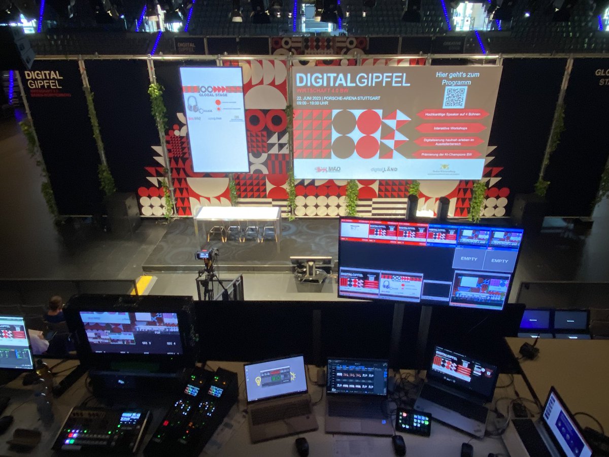 Die Technik steht #Digitalgipfel #Stuttgart