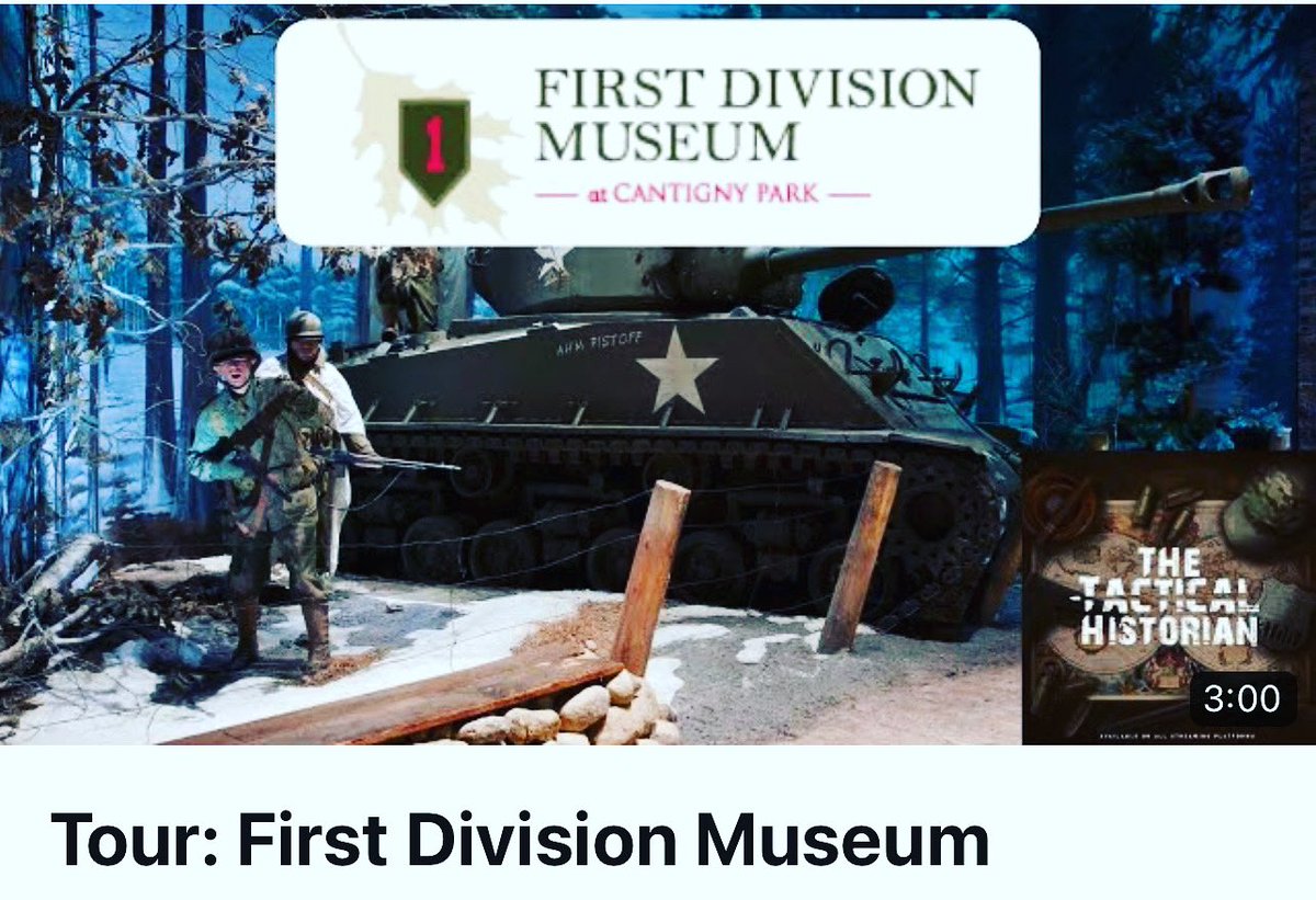 Another intrepid expedition! See my tour of the @firstdivmuseum ! Click the link!
youtu.be/_CRFcqzlfa4
.
.
#tacticalhistory #thetacticalhistorian #usarmy #bigredone #1stid #infantry #infantryman #wwii #vietnamwar #gwot #iraqifreedom #battleofthebulge #wwi