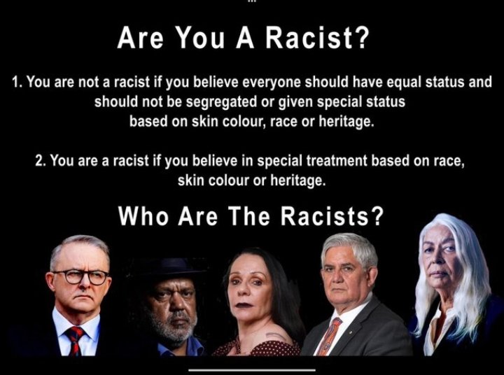 The real racists .