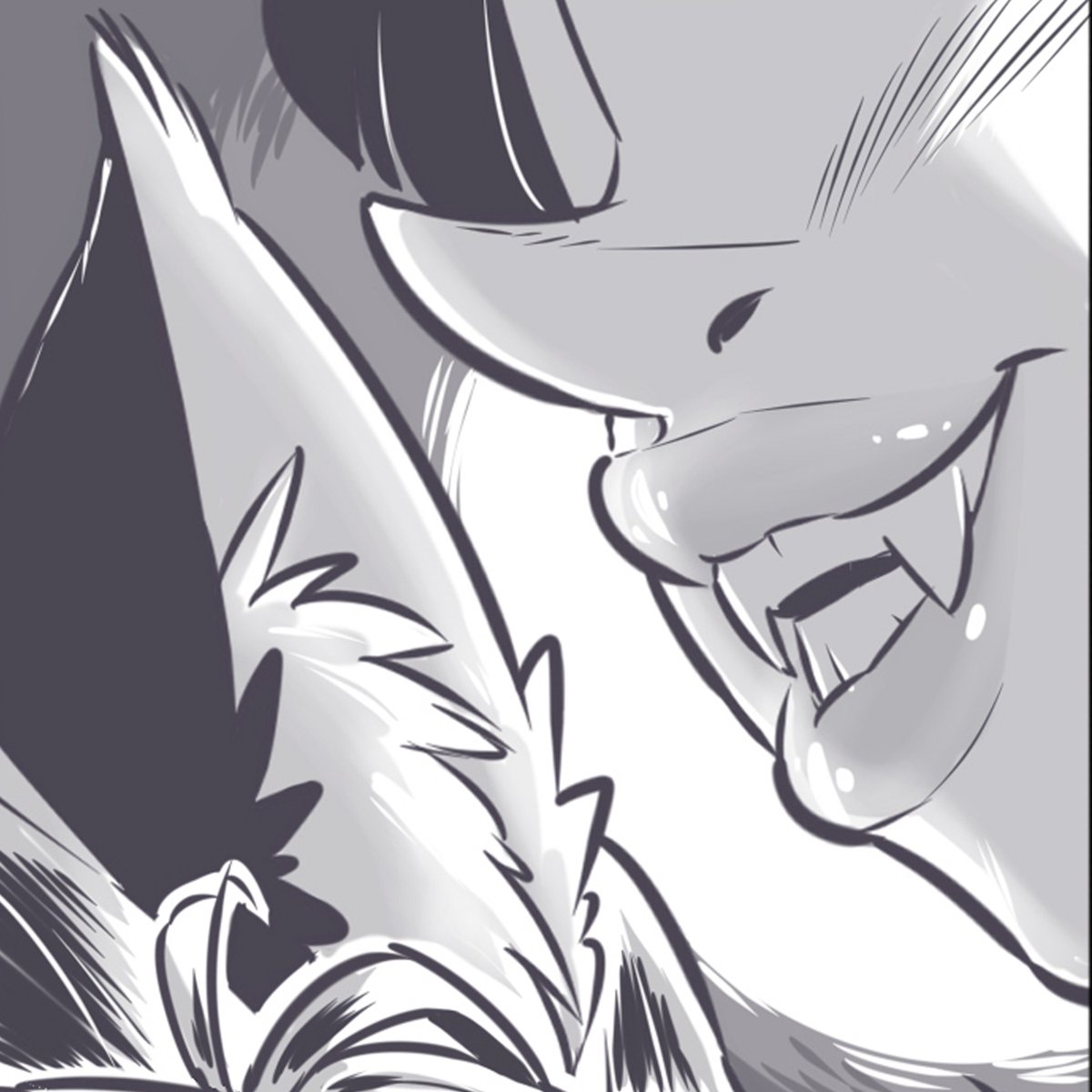 Whispering some nefarious stuff into his innocent ears... 😈 
#originalcharacter #Vampire #Femboy