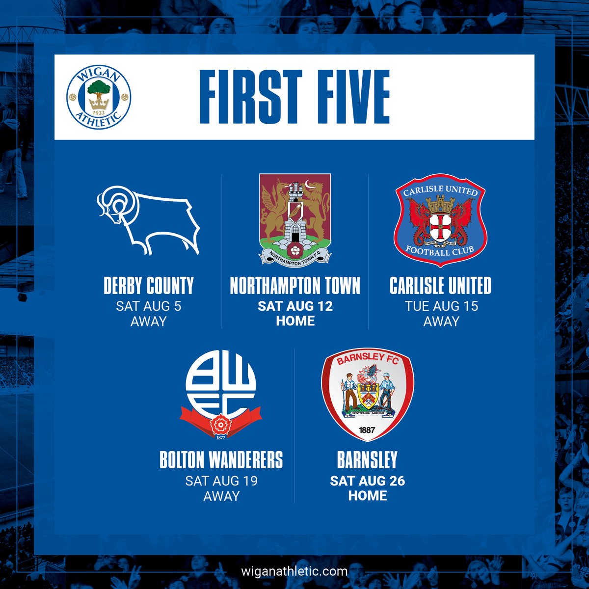 The first ✋

#wafc 🔵⚪️