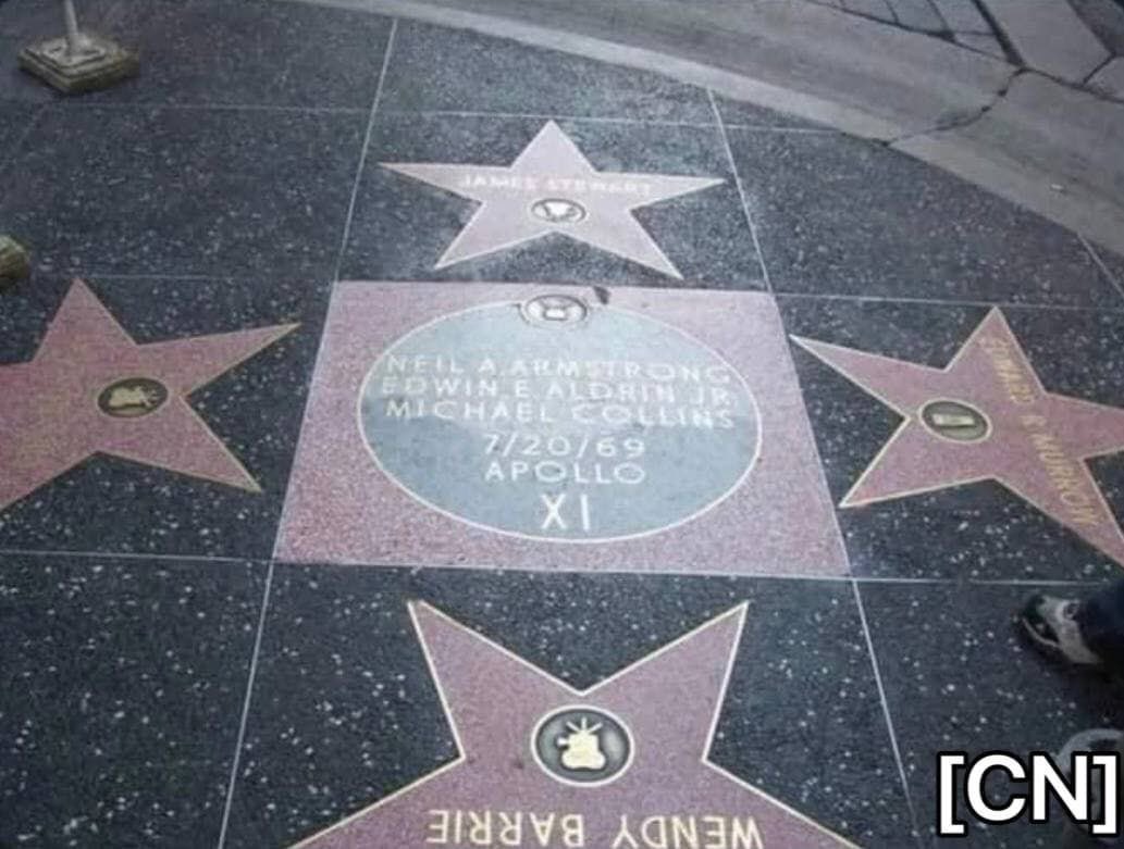 Why do the 3 “astronauts' have a star on the Hollywood Walk of Fame for best acting performance???