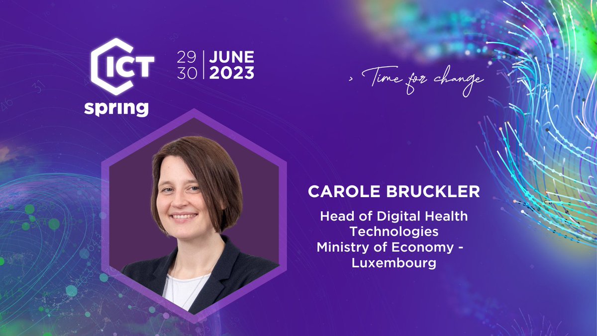 🔥 We are delighted to announce that Carole Bruckler from <a href="/MinEcoLux/">MinEconomyLU 🇱🇺</a> will be Master of Ceremonies of the #AdventurerConference - focused on #Healthcare at #ICTSpring

🚀 buff.ly/2YvCwa0