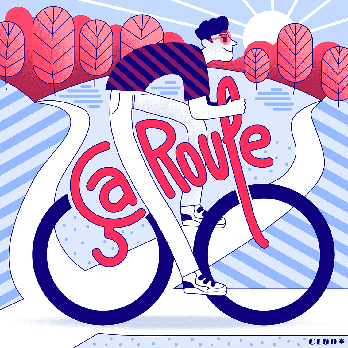 Quand deux passions se croisent dans le métier d’illustrateur. Un nouvel article 👉🏼 clod-illustrateur.fr/illustration/c…

#illustration #illustrateur #Clod #clodillustrateur #agencevirginie #caroulemapoule #velo #creativite #freelance #freelancing #motive #equilibre