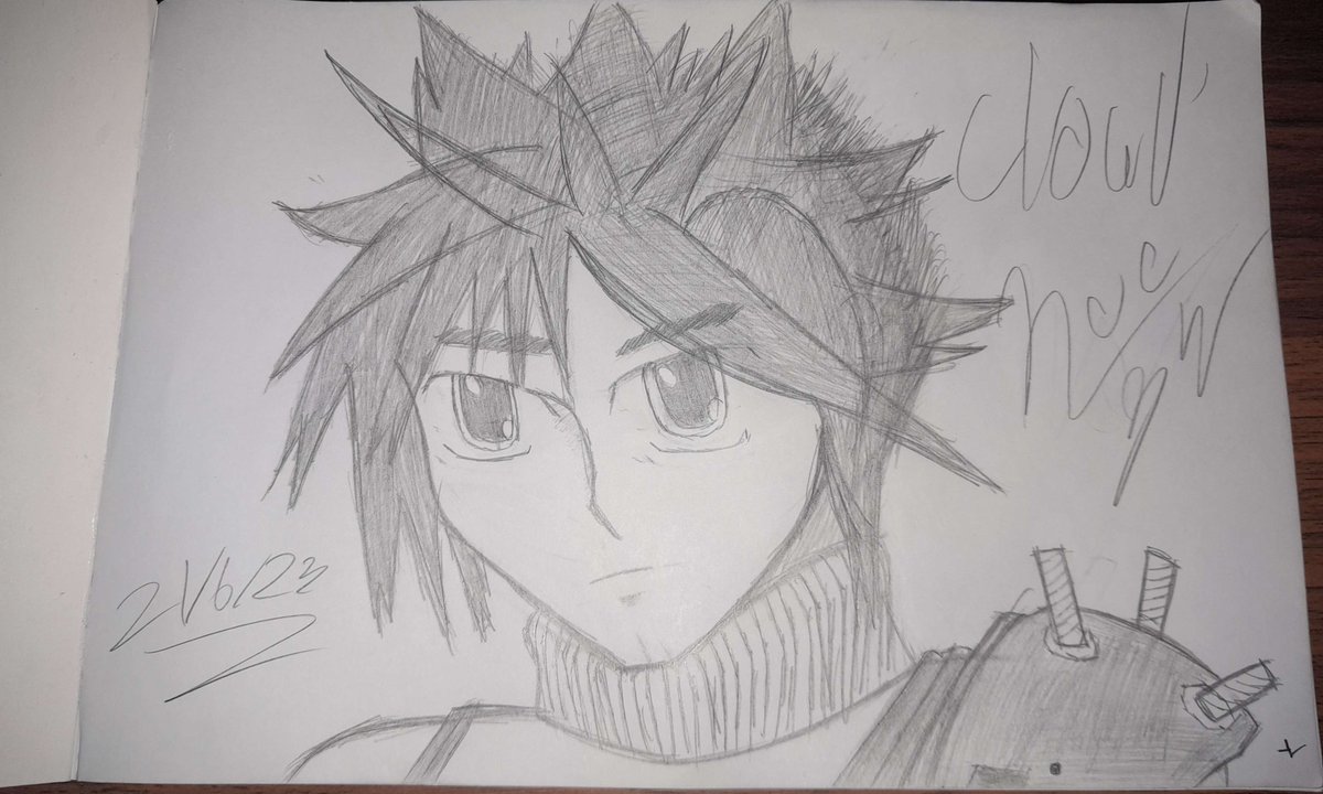 #CloudStrife sketch from #FinalFantasyVII