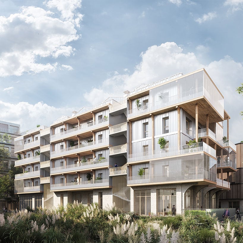 PETITDIDIERPRIOUX plans adaptable 'athletes' village' for paris 2024 olympic games designboom.com/architecture/p…