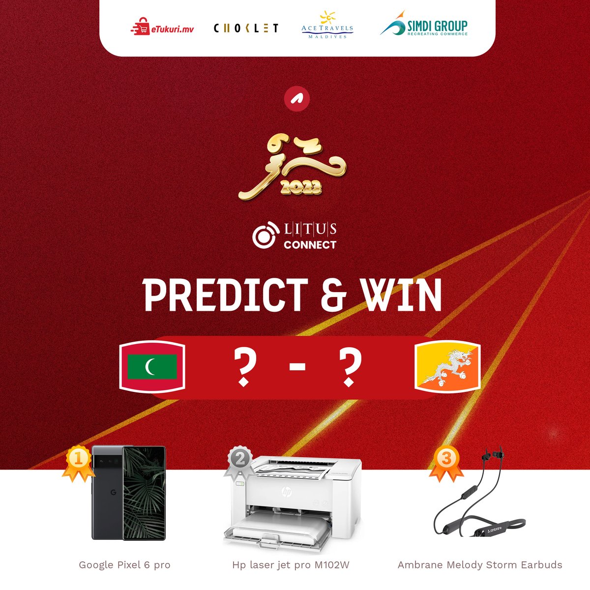 Predict the score of MDV vs BHU and win amazing prizes | @LITUSmv 🥇Google Pixel 6 pro 🥈Hp laser jet pro M102W 🥉Ambrane Melody Storm Earbuds Comment your predictions before the first half ends. Follow #SAFF2023 coverage on @AdhadhuSports 👉🏽 adhadhu.com/saff2023