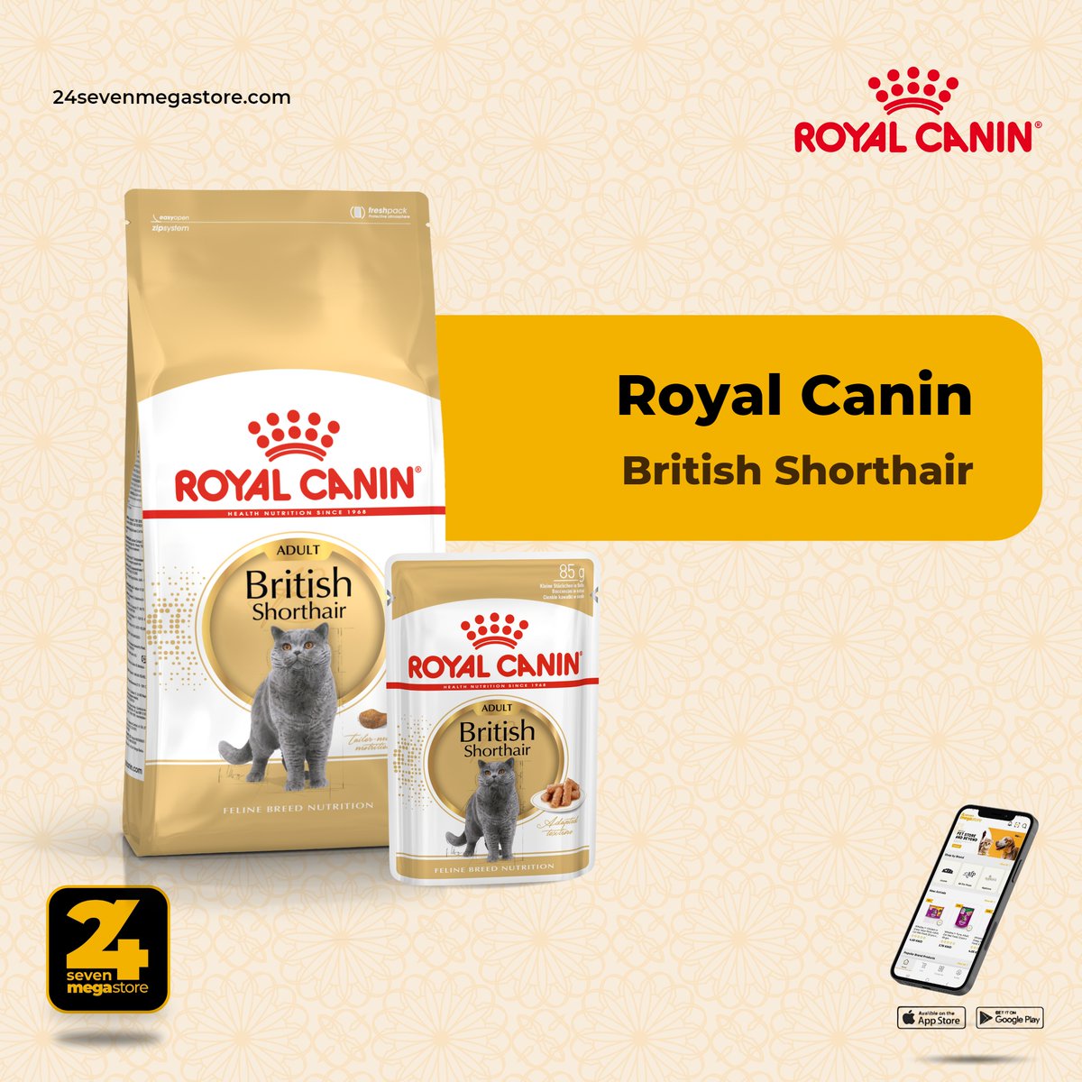 shop247_kw's tweet photo. Royal Canin British Shorthair Adult, Cat Wet Food
https://t.co/cU9knIbVzl

ROYAL CANIN® British Shorthair Adult is specially formulated 
more info visit - https://t.co/tLysrdGnQr

#24sevenmegastore #shop247kw  #24sevenmegastorekw
#Q8 #q8pet #q8pets #britishshorthair #adultcat https://t.co/QcKVDOP8ti