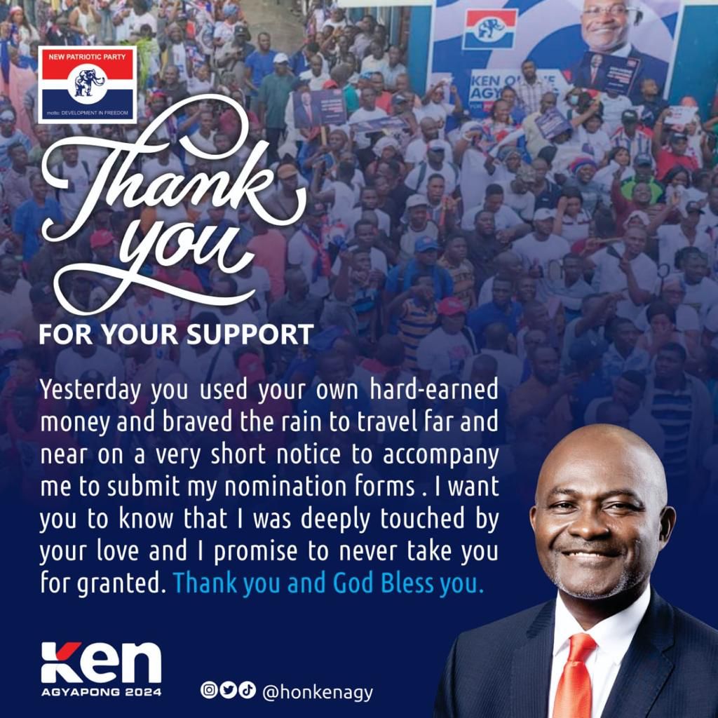 The notice was given in less than 24 hours, and the attendance was massive.

The love for Hon. Ken Ohene Agyapong  is indeed unmatched. They even stood in the rain for him.

Thank you...🙏🇬🇭🐘✊🏾🔥🔥🔥

#GhanaFirst
#PHD
#KenCanDoBetter
#Hope4theHopeless
#Voice4theVoiceless