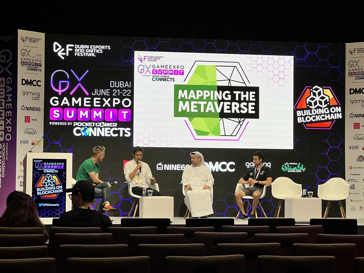 Continuing the comments on blockchain - a reminder that focus should be fun not tech - in the panel with @drmarwan @kyuclee @ikigai_myagi #pgconnects #dubaiges #mobilegames