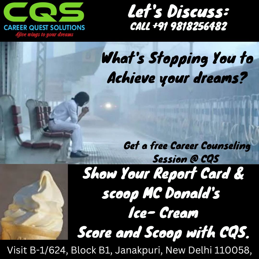 #CareerCounseling #StudentSupport #ProfessionalJourney #CQSCenter #FreeSession #ReportCardRewards #IceCreamTreat #CQS #students #opportunity #share #school #help #career #Futures 

linkedin.com/feed/update/ur…