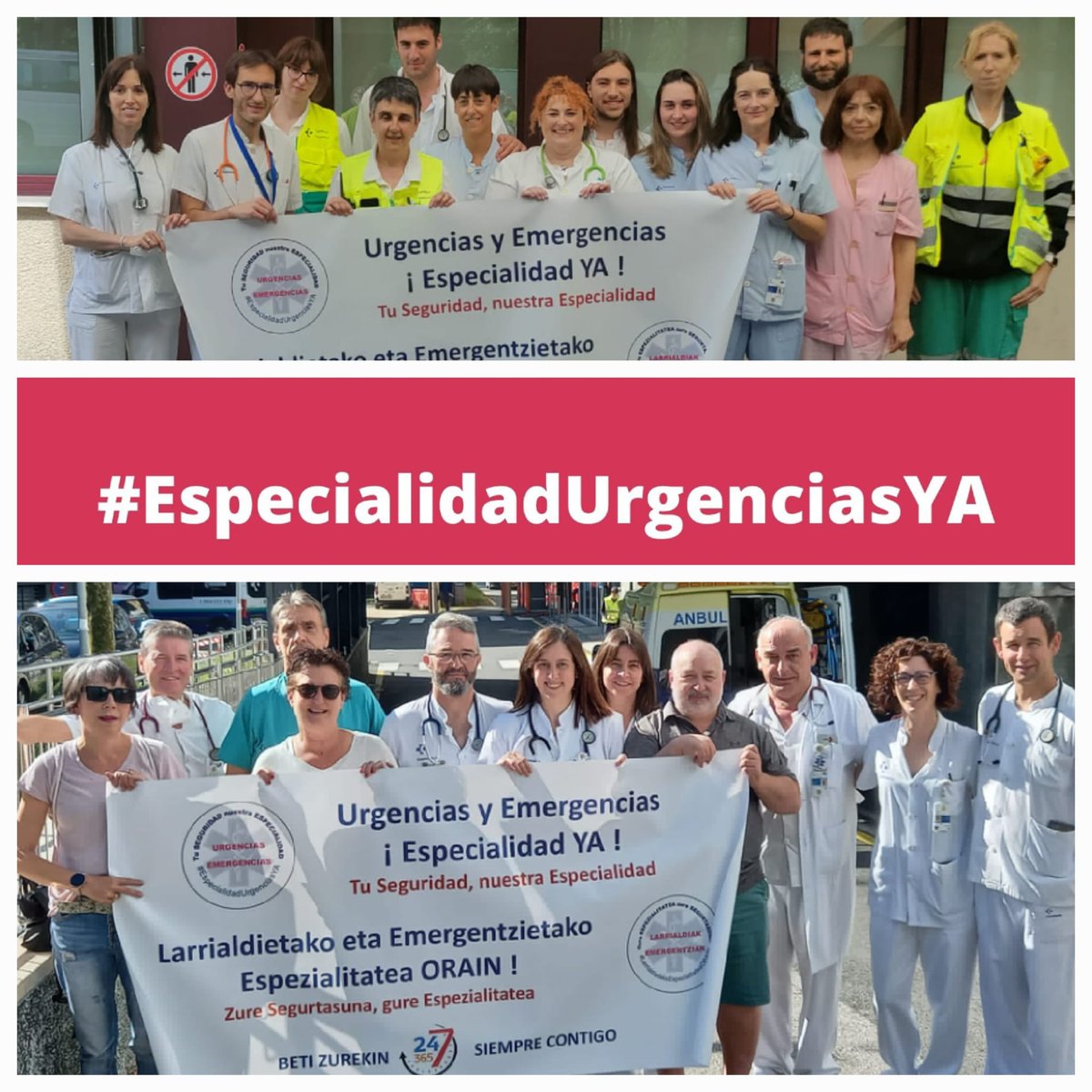 Juny  2023.            
No ens podran per.                      
Junts ho estem aconseguint.                #EspecialidadMUE #EspecialidadUrgenciasYA
#orgullodeurgenciologo
@semes_baleares @SoCMUE 
@jose_minones @sanchezcastejo @sanidadgob