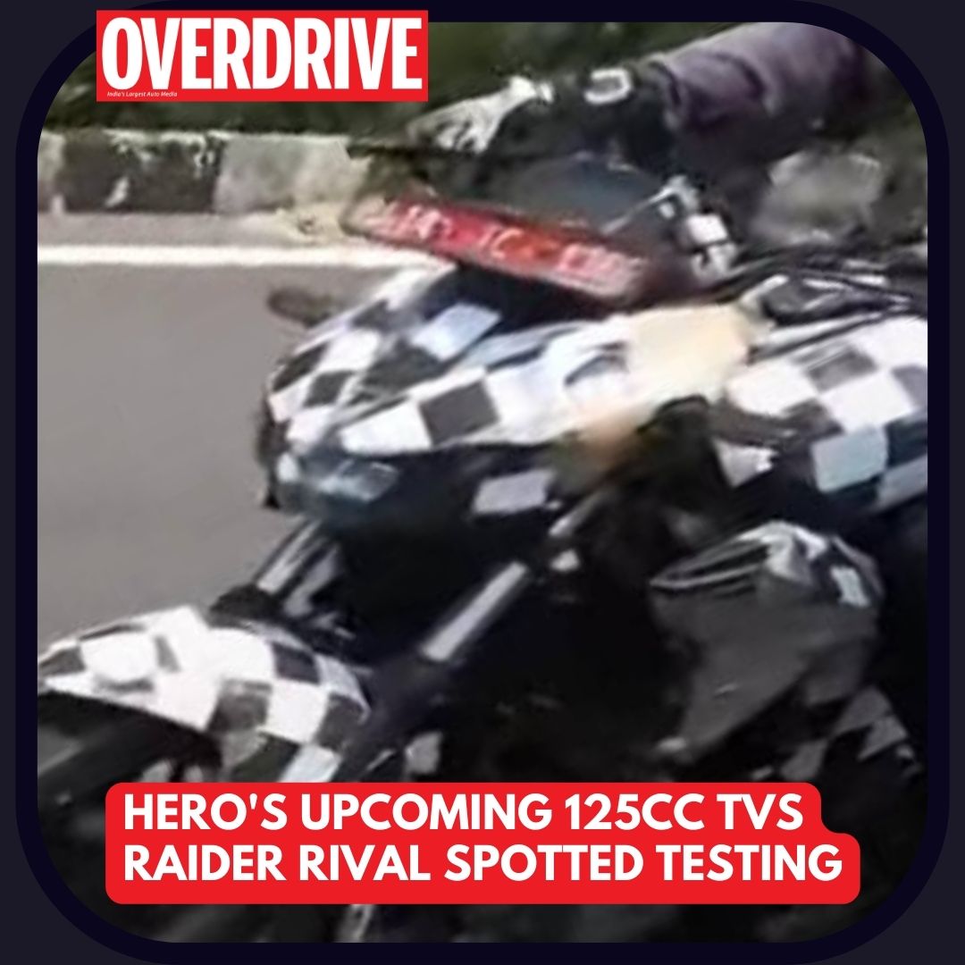 odmag's tweet image. #OverdriveNews Hero's upcoming 125cc TVS Raider rival spotted testing.