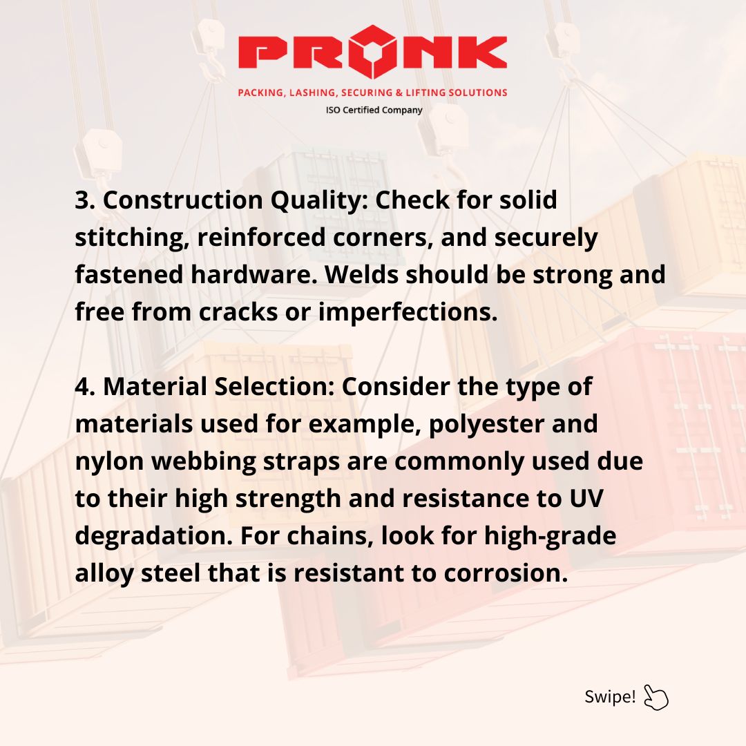 JustPronkIt's tweet image. Importance of high quality lashing equipment in the cargo process.

If you are looking for high quality lashing equipment provider, look no further. We provide lashing equipment for all your cargo and logistics needs - lnkd.in/d8jdrumf

#lashing #cargo #securing #packing