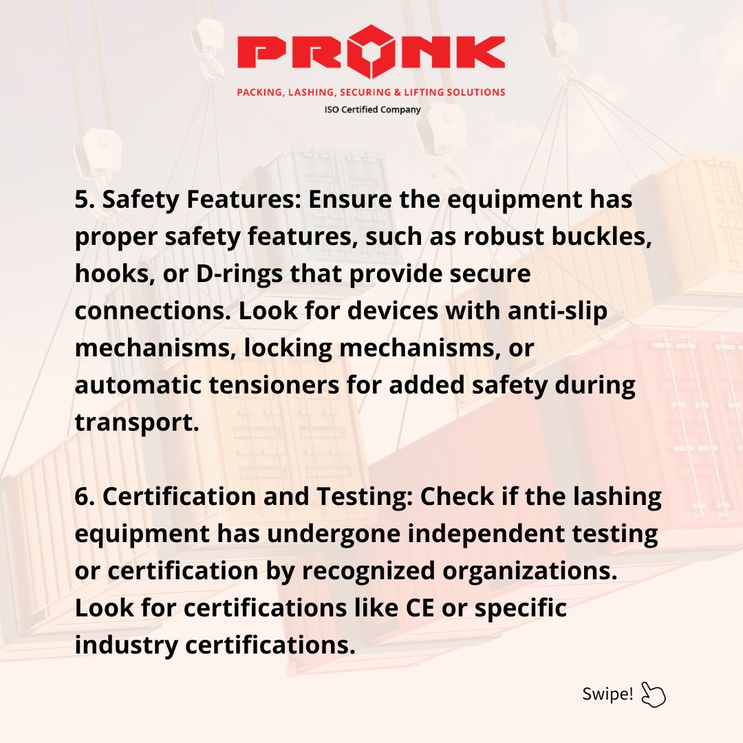JustPronkIt's tweet image. Importance of high quality lashing equipment in the cargo process.

If you are looking for high quality lashing equipment provider, look no further. We provide lashing equipment for all your cargo and logistics needs - lnkd.in/d8jdrumf

#lashing #cargo #securing #packing