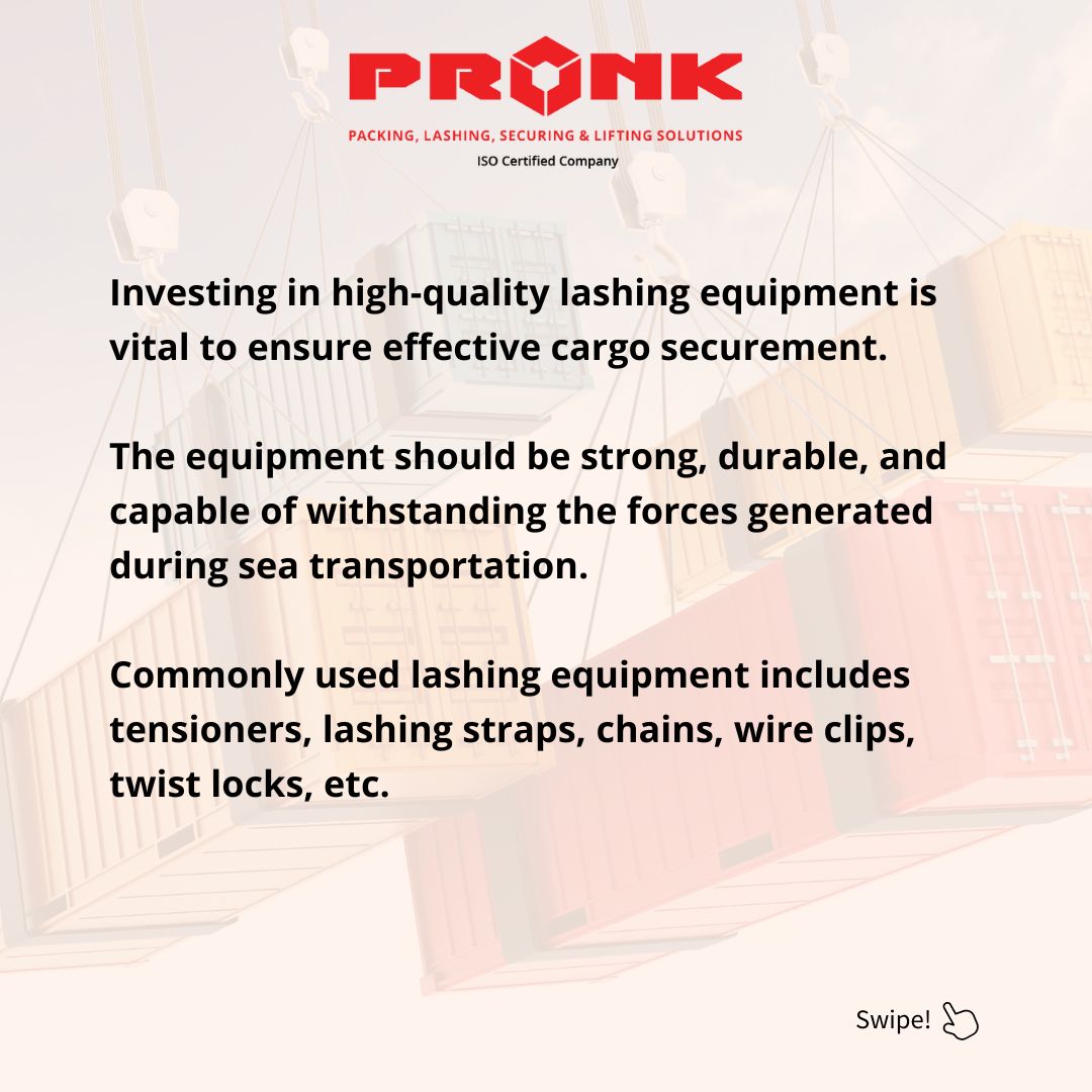 JustPronkIt's tweet image. Importance of high quality lashing equipment in the cargo process.

If you are looking for high quality lashing equipment provider, look no further. We provide lashing equipment for all your cargo and logistics needs - lnkd.in/d8jdrumf

#lashing #cargo #securing #packing