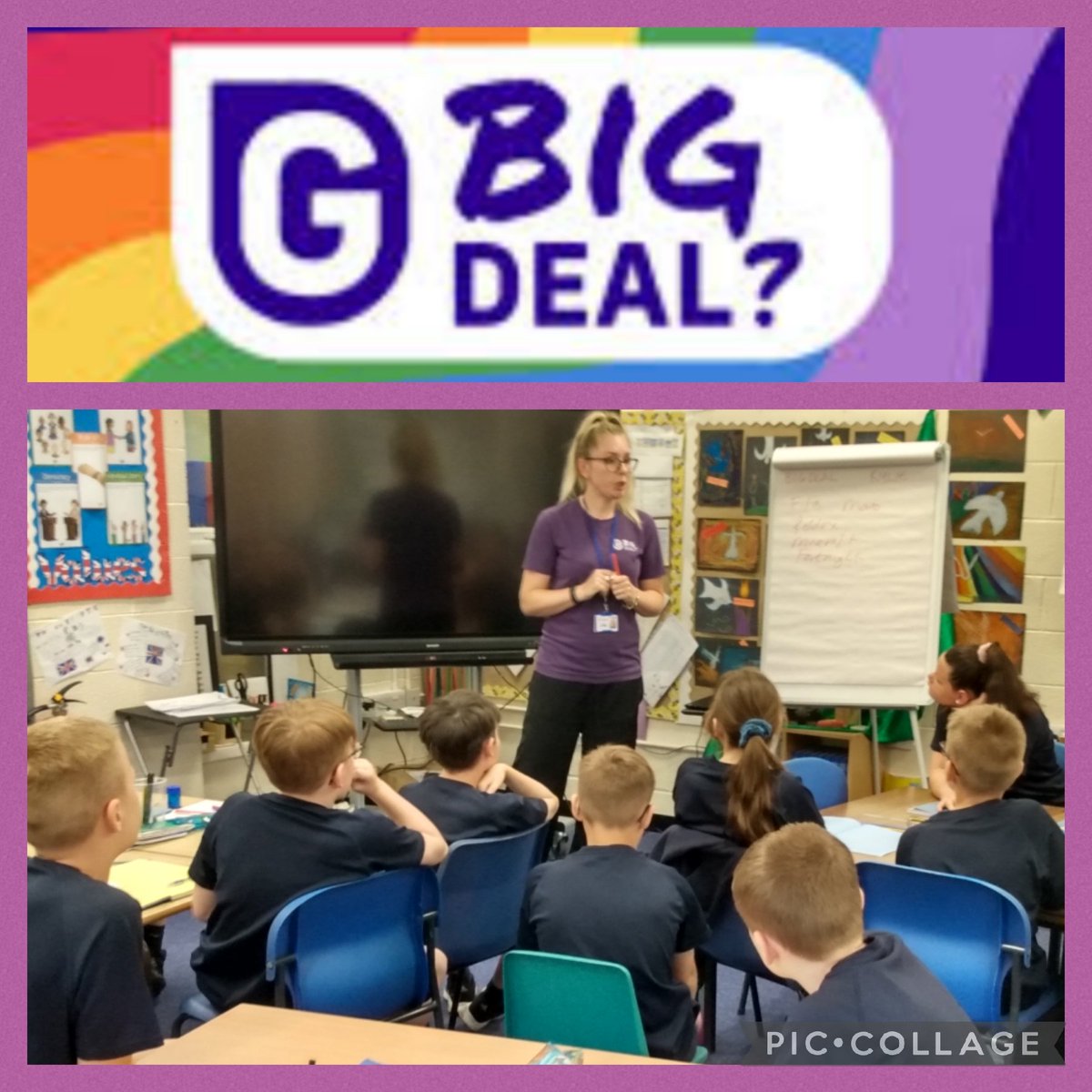 PSHE 🫂 Year Six had a visit from Kyle from @BigDealUK to talk about gambling and gaming #stedwardspshe