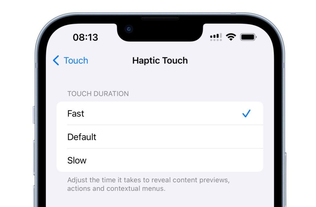 New Fast Haptic Touch option in iOS 17 feels like 3D Touch! 🤩 #ios17