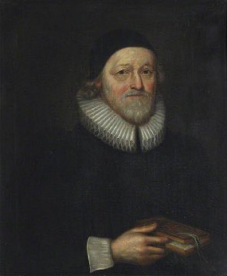 22 June 1642: James Ussher writes from Chelsea College to his #Cambridge friend Samuel Ward asking the latter to admit his nephew by marriage, John Stearne. 
John Stearne's son with Mabel Bermingham, also John, would go on found the Royal College of Physicians of Ireland 
(NPG)