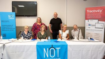 In a first for @NotConsultation, we recorded a podcast live in Manchester last week after a very busy day at #NHSConfedExpo. When we began the podcast, it was lockdown, and we could never have imagined that this would be possible!