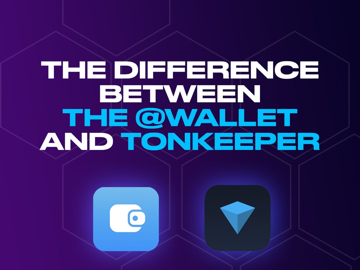 Bot @wallet and the @tonkeeper — what's the difference?

👛The bot @wallet in #Telegram is a third-party bot developed using Telegram's open API. It allows users to perform #Toncoin transactions, such as buying, exchanging, and withdrawing, directly in the Telegram app via its…