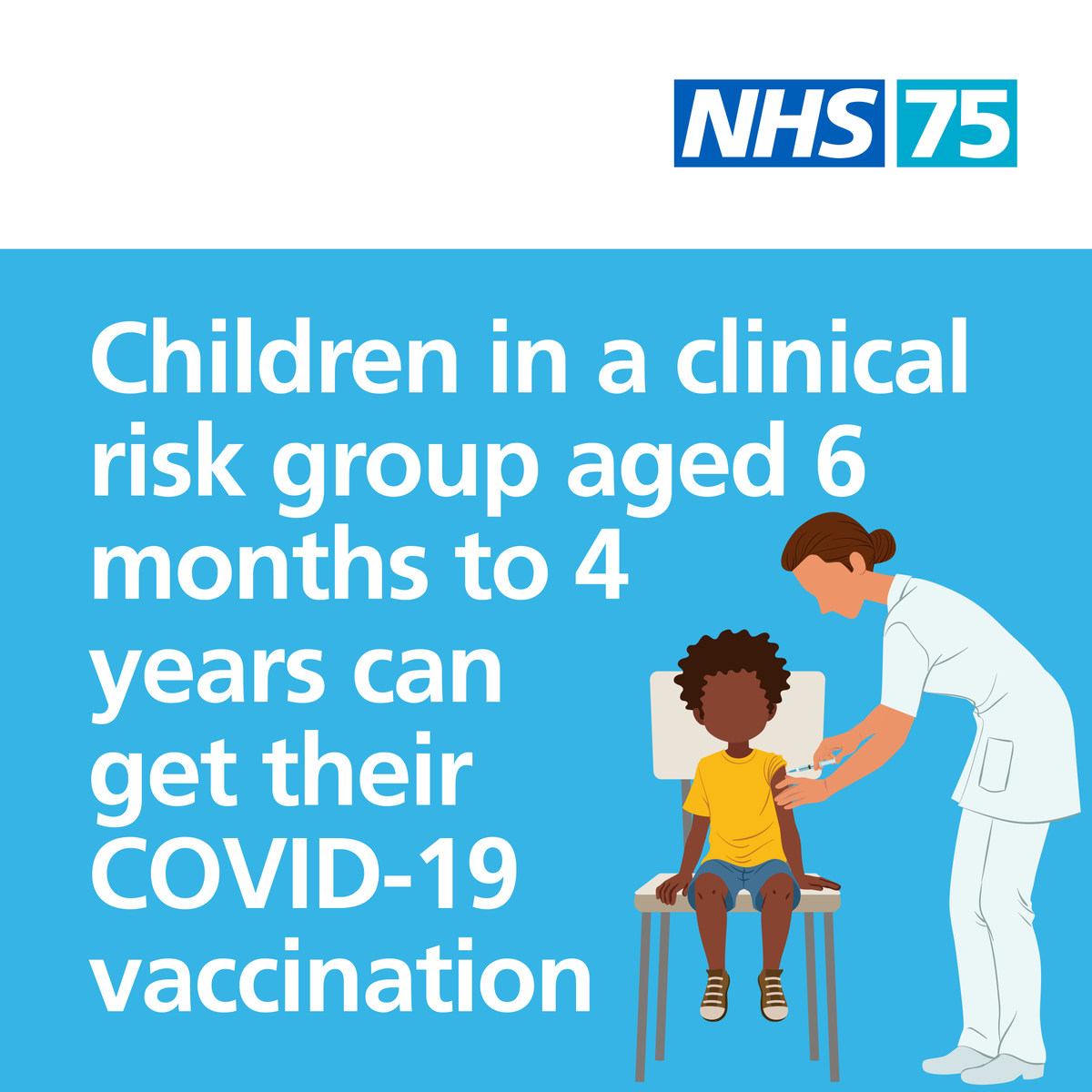 This spring, the NHS is offering #COVID-19 vaccinations to all under-fives who are in clinical risk groups You do not have to be registered with a GP to be entitled to this vaccination selondonics.org/icb/your-healt…