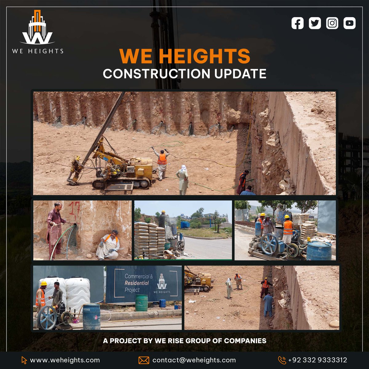 We Heights Latest Construction Update June 2023 
#WeHeightsConstructionUpdate #BahriaOrientalGardenIslamabad #RealEstateDevelopment #ResidentialProjects #CommercialProject #BahriaOrientalGarden #InvestmentOpportunity #MaximumROI #islamamabad #WeRiseGOC See less