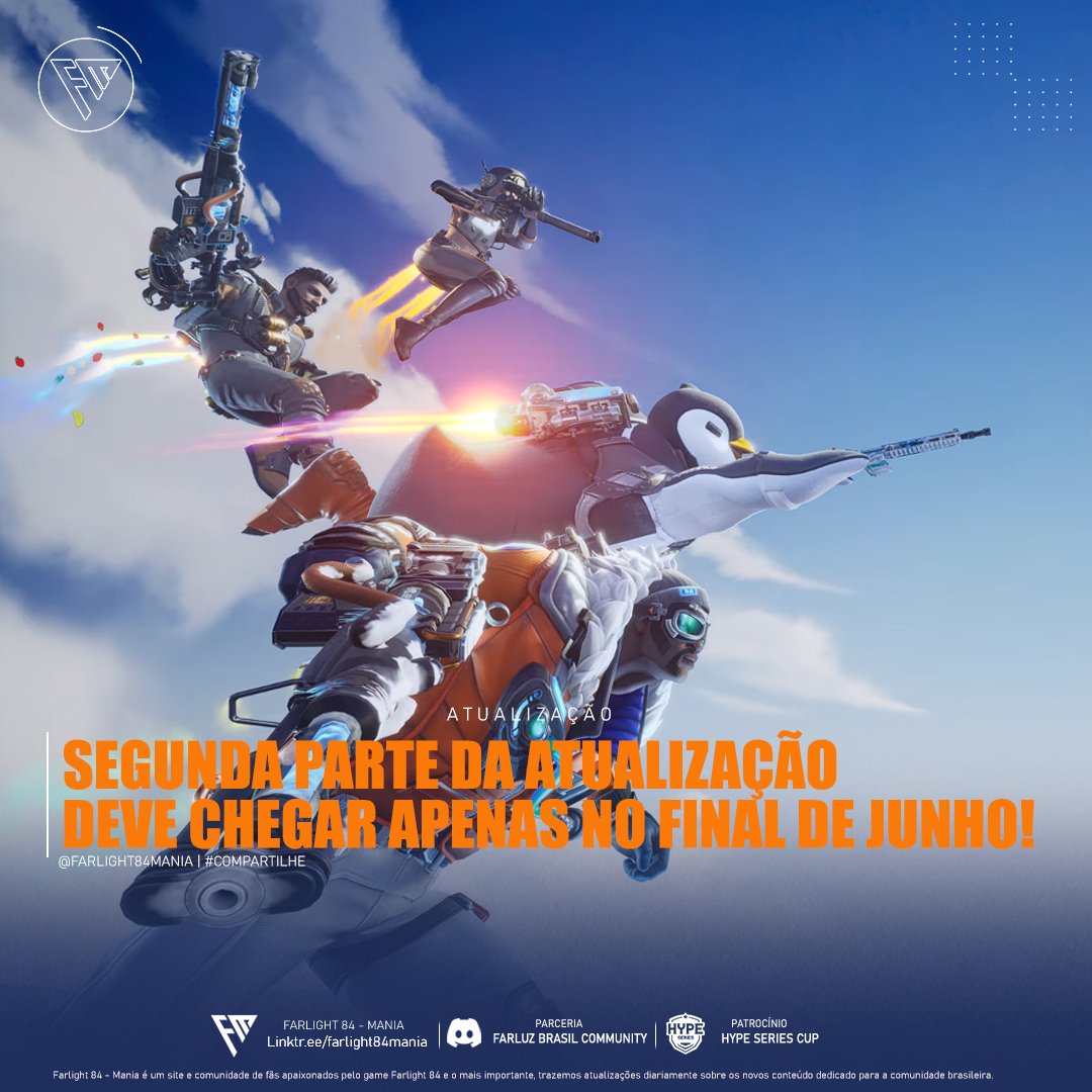 Farlight84mania's tweet photo. Confira algumas informação da quais pode chegar na segunda atualização de Junho de 2023    
Link: https://t.co/n6WtQ7bx5Z

#farlight84 #farlight84brasil #farlight84br #farlight84mania https://t.co/3LWEivIpXr