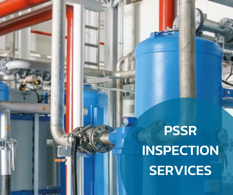 PSSR INSPECTION SERVICES

We ensure compliance with inspecting pressure systems in accordance with a written scheme of examination. 

Find out more on our website buff.ly/3EtraK8 

#inspectionservices #inspection #compliance #