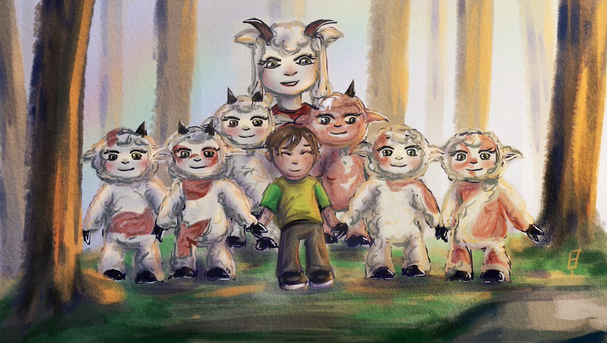 cucushii_'s tweet photo. #mylittlegoat I watched this animation a few days ago and I loved it😭💖, you should definitely watch it.There were parts that made me sad while watching, but the ending was a happy ending for me.
#mylittlegoatfanart insta@tomoki_misato
https://t.co/zUnbSEE4p0 https://t.co/R8viFdwpPS