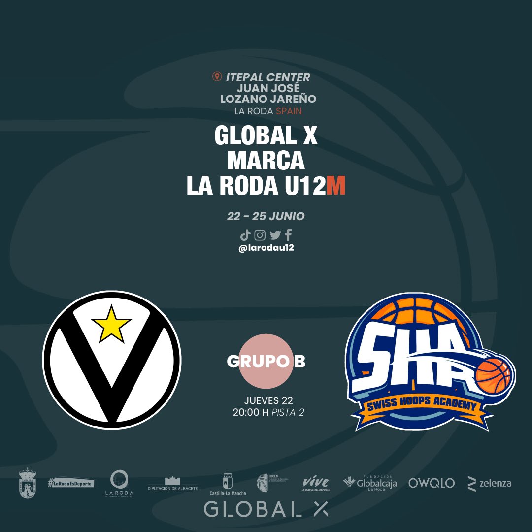 ☕️ ¡Buenos días!

🤩 ¡Hoy empieza el #GlobalXMARCALaRodaU12M!

🎥 Todos los partidos se podrán seguir en directo desde los canales de Youtube de <a href="/BasketCanteraTV/">BasketCantera.TV</a> y <a href="/marca/">MARCA</a> 

📲 Descarga la app de <a href="/owqlo/">OWQLO</a> para no perderte el minuto a minuto

#cumbredetalentos💫