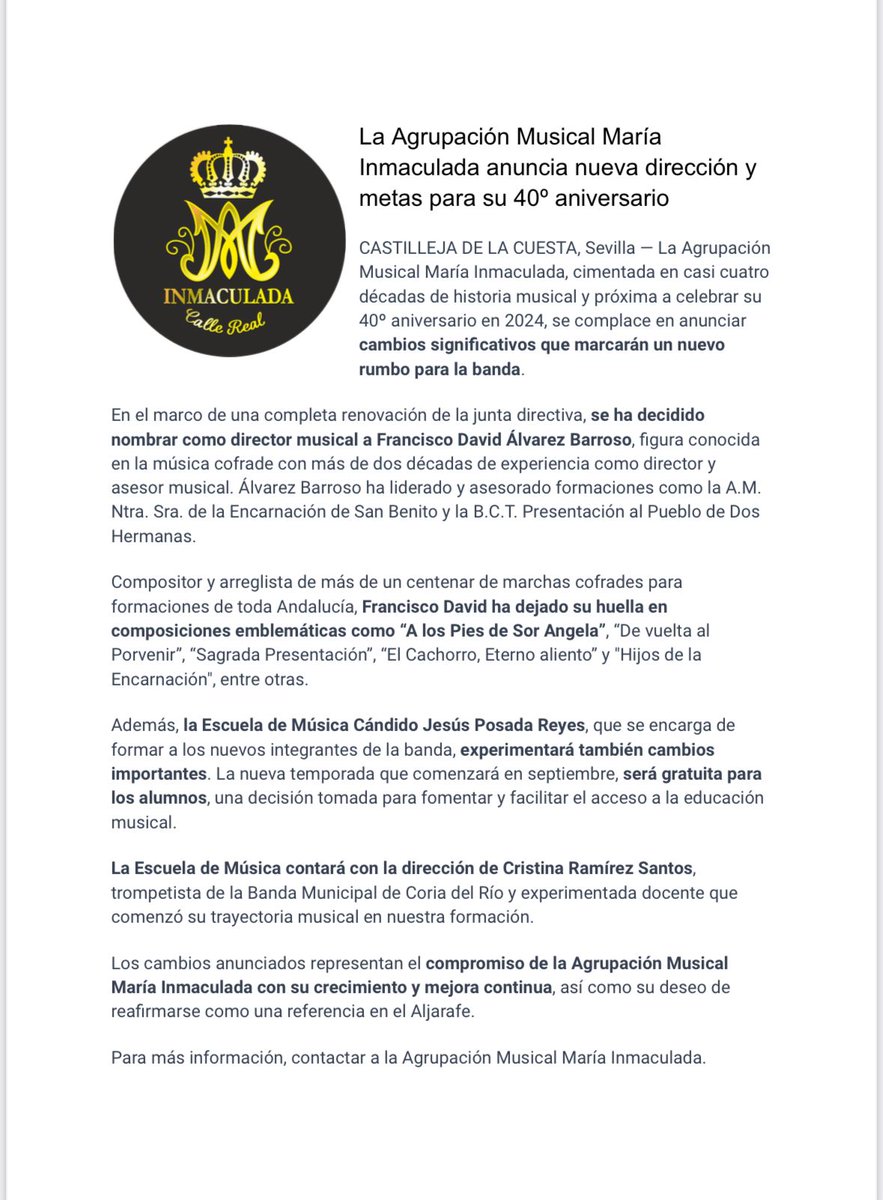 delacallereal's tweet photo. 📢 Comunicado Oficial 📢 https://t.co/9WmY5PDW0G