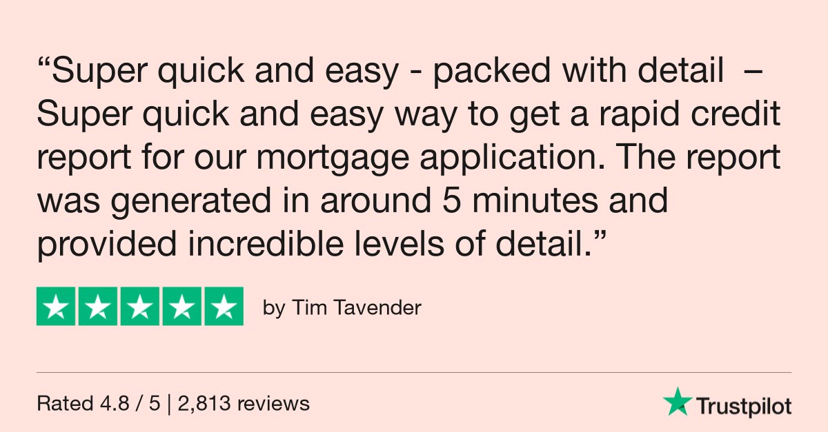 🍀 Review of the Day 🍀 'The report was generated in around 5 minutes and provided incredible levels of detail'. An amazing and detailed review written by Tim! #trustpilot #report #creditfile #checkmyfile