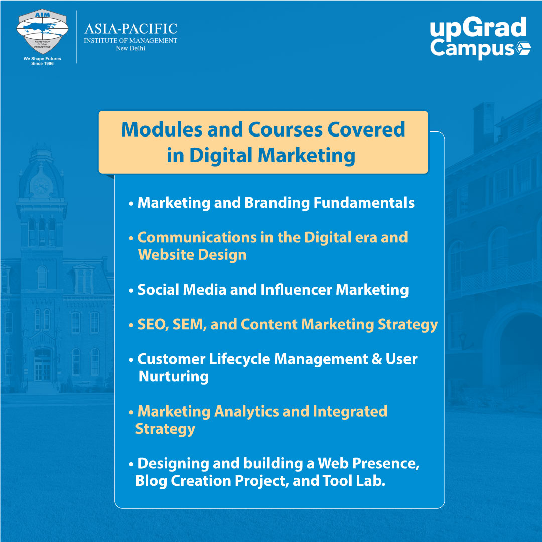 APIMdelhi's tweet photo. Make your marketing skills to the next level with our PGDM program specialization in Digital Marketing in collaboration with upGrad Campus. Learn from industry experts and gain hands-on experience with real-world projects. https://t.co/afo8MofbG0