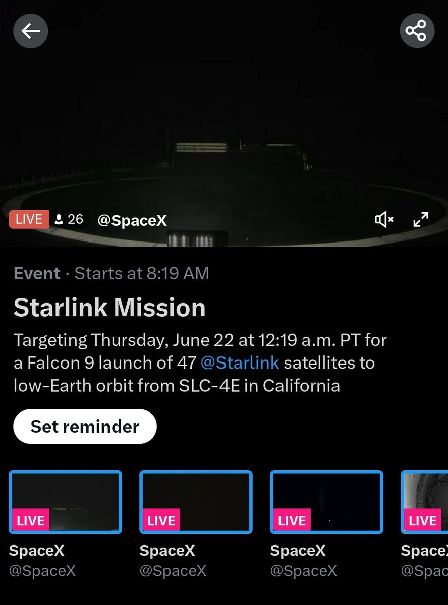 SpXenFR's tweet photo. Intéressant 👀

Les lives de lancements sur Twitter offrent maintenant la possibilité de choisir sa caméra, même avant le décollage 🔥

https://t.co/5q6Gu6nrZo https://t.co/L5oojHCH3Y